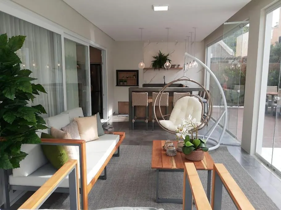 펜션 Casa Maravilhosa Com Piscina Em Garopaba 빌라