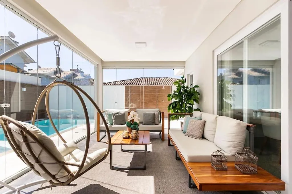 펜션 Casa Maravilhosa Com Piscina Em Garopaba 빌라 브라질