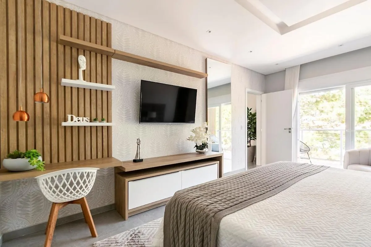 펜션 Casa Maravilhosa Com Piscina Em Garopaba 빌라 브라질